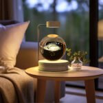 Crystal Ball Cosmic Dinosaur Indoor Night Light USB Power Warm Bedside Light Birthday Gift Night Lamp - Image 3