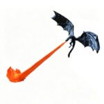 Fire Breathing Dragon Bookshelf Nook Light 3D Printed Flying Dragon Shelf Decor Lover Gift For Halloween Indoor Table Display Decoration Ornaments - Image 2